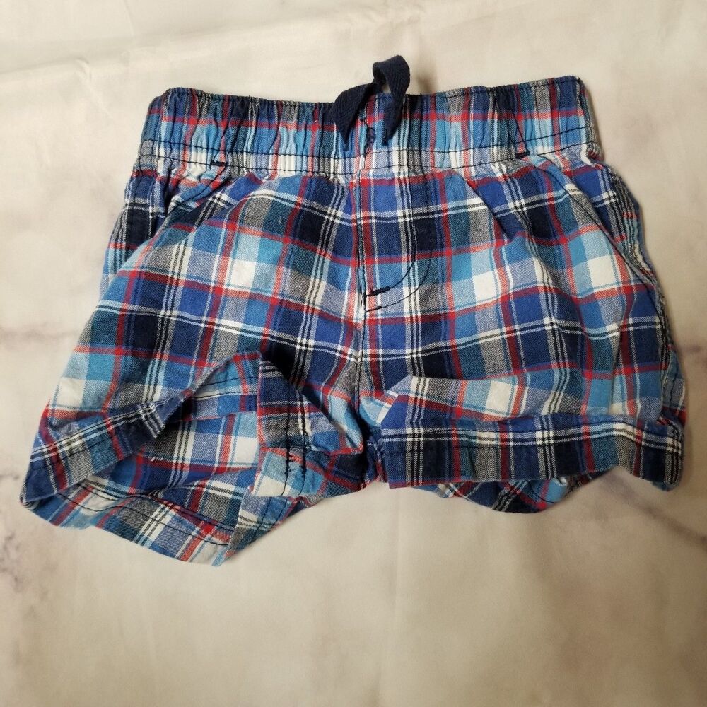 Child Of Mine Carter's Plaid Shorts 3-6M